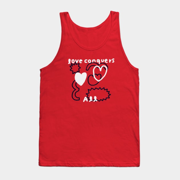 Love conquers all 4 Tank Top by Soosoojin